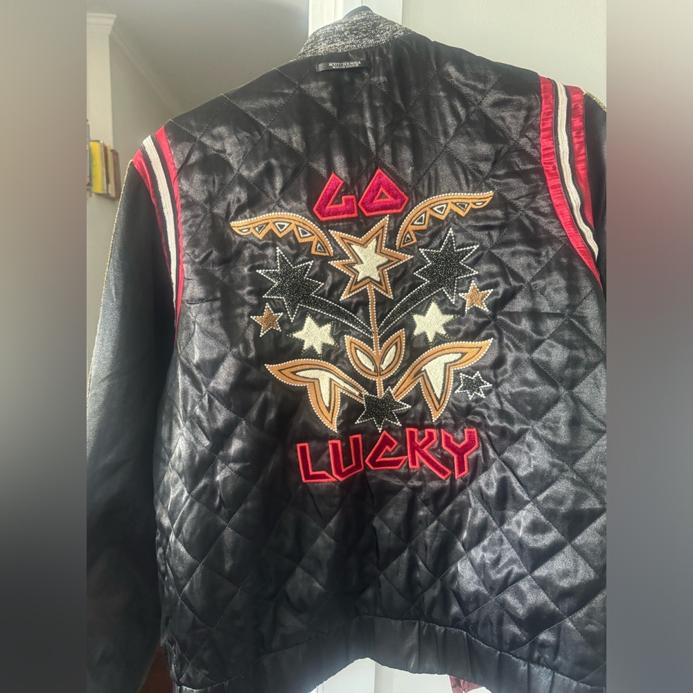 Scotch & Soda Satin réversible Bomber Jacket